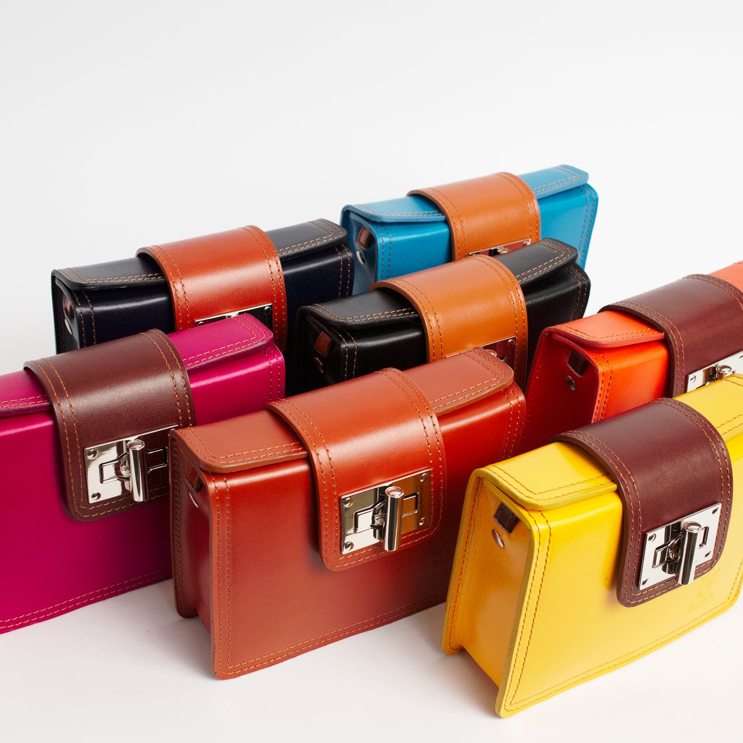 Siena All Colors Italian Leather Cross Body Bag Solo Perché Bags